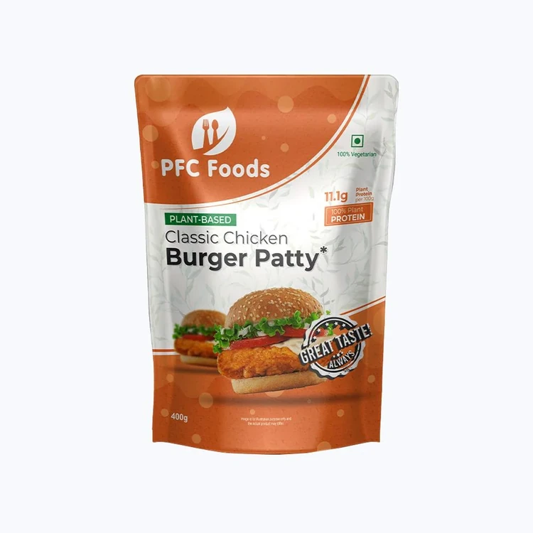 PFC Foods Plant-Based Classic Veg Burger Patty