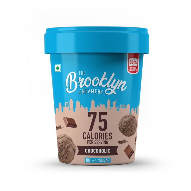 The Brooklyn Creamery Chocoholic Ice Cream Cup (Low Calorie)