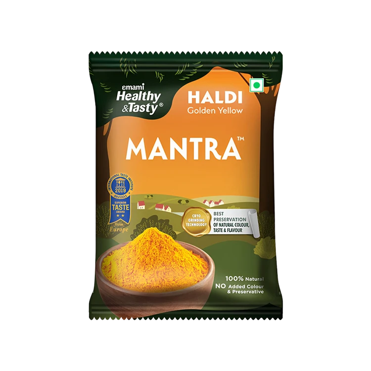 Emami Healthy & Tasty Mantra Turmeric Powder/Haldi Powder (Arshina Pudi)