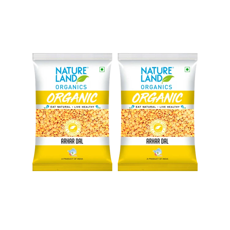 Natureland Organic Arhar Dal - Pack of 2