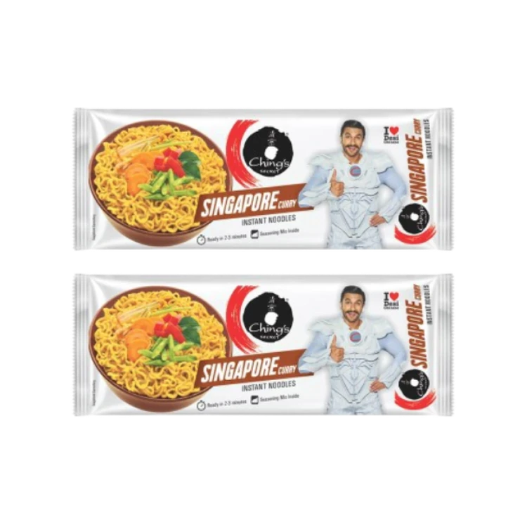Ching's Secret Singapore Curry Flavoured Instant Noodles - Pack of 2