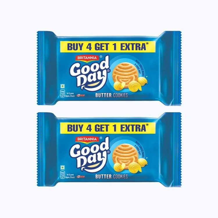 Britannia Good Day Butter Biscuit Family Pack - Pack of 2