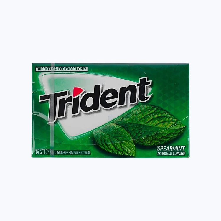 Trident Spearmint Gum (Sugar Free)