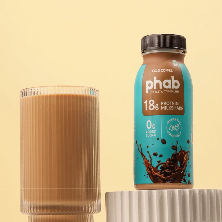 Phab 18g Protein Cold Coffee Protein Milkshake (No Added Sugar)