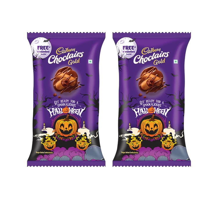 Cadbury Choclairs Gold Candy - Pack of 2