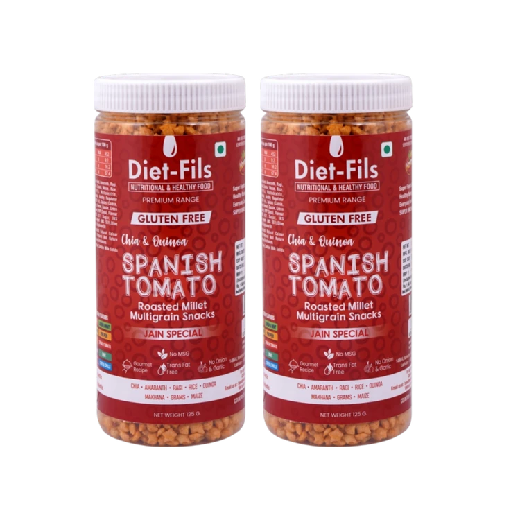 Diet-Fils Tangy Tomato Multigrain Snack - Pack of 2