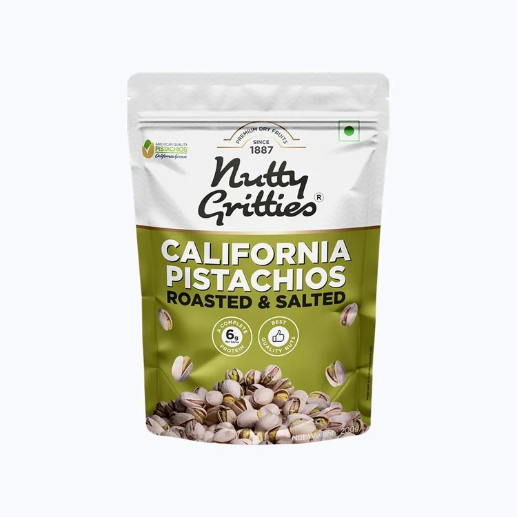 Nutty Gritties Lightly Salted Roasted Pistachios (Pista)