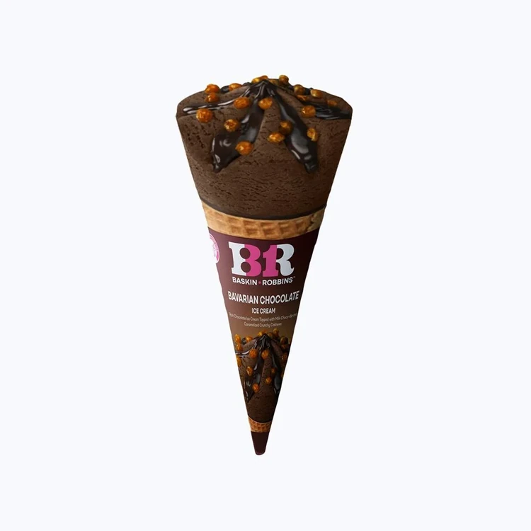 Baskin Robbins Bavarian Chocolate Ice Cream Cone