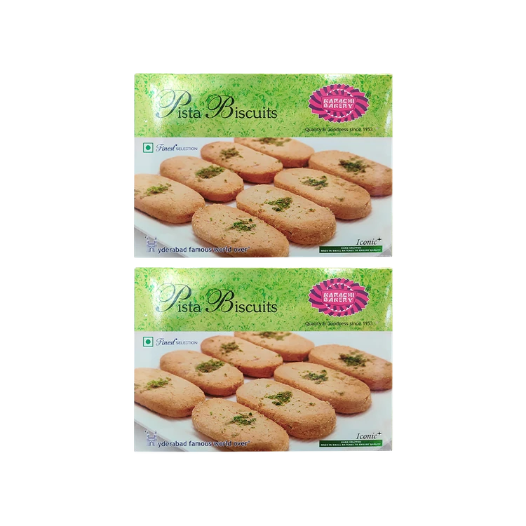 Karachi Bakery Pista Bakery Cookies - Pack of 2