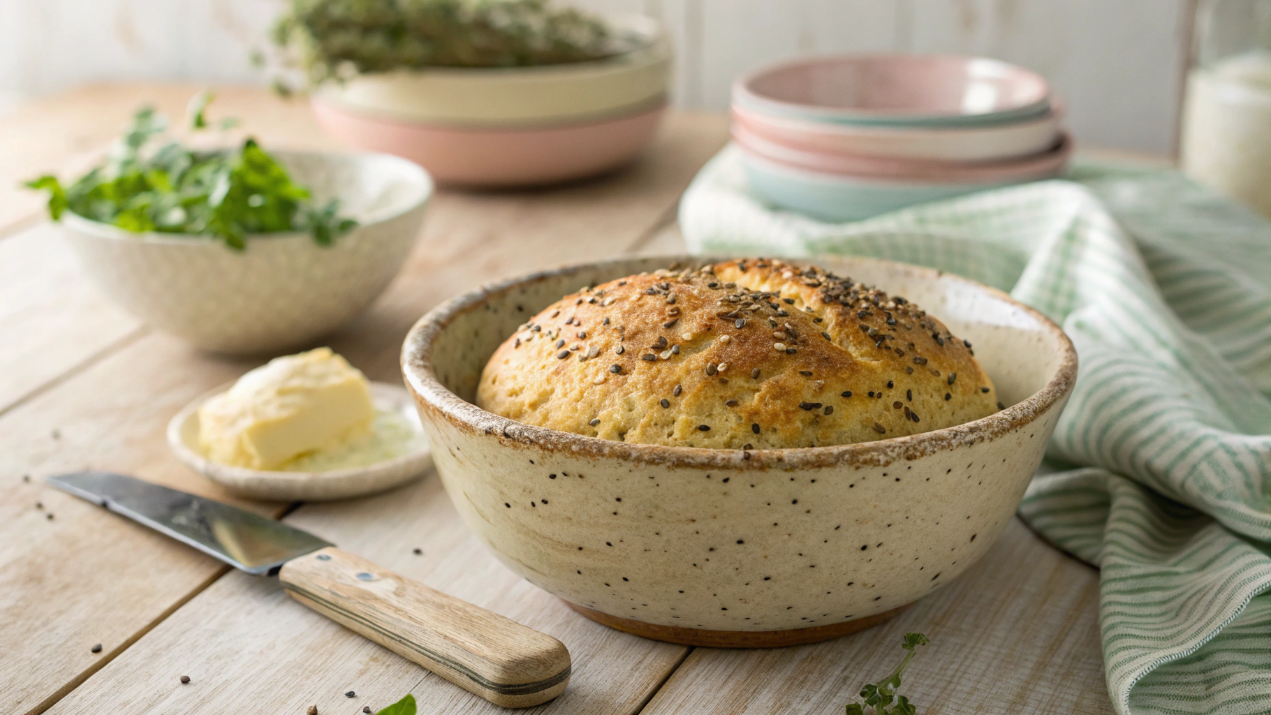 90-second Keto Bread with Coconut Flour and Chia Seeds