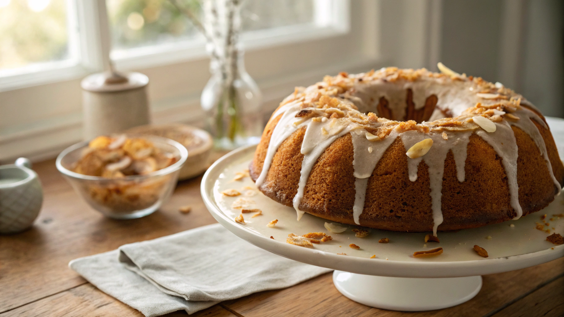 Best Keto Coconut and Lime Rum Cake