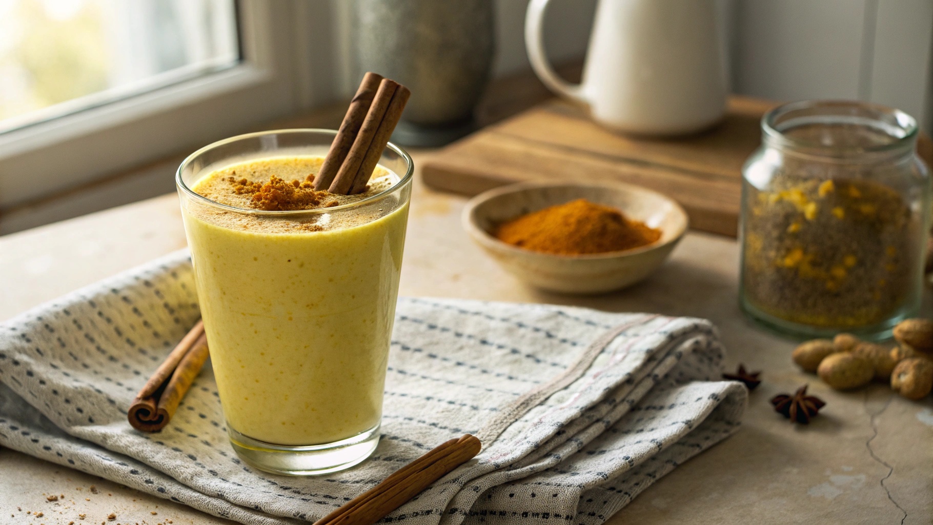 Best Low Carb Golden Milk Smoothie