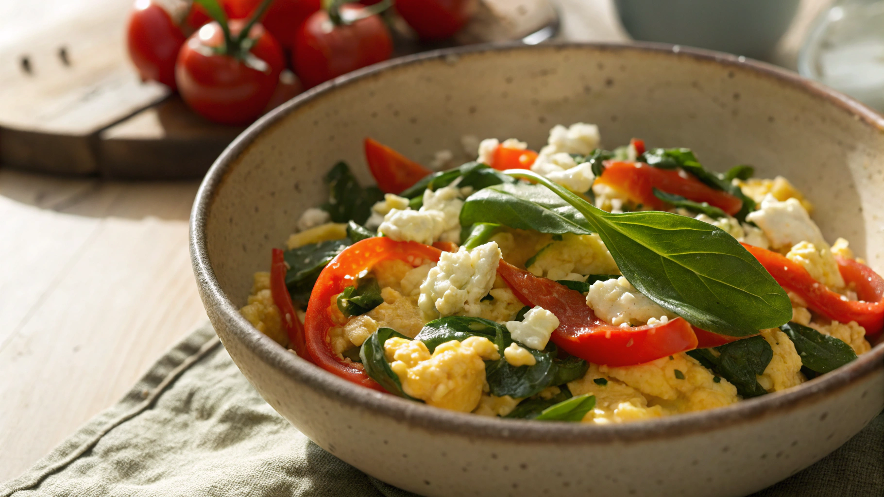 Best Keto Greek Egg Scramble