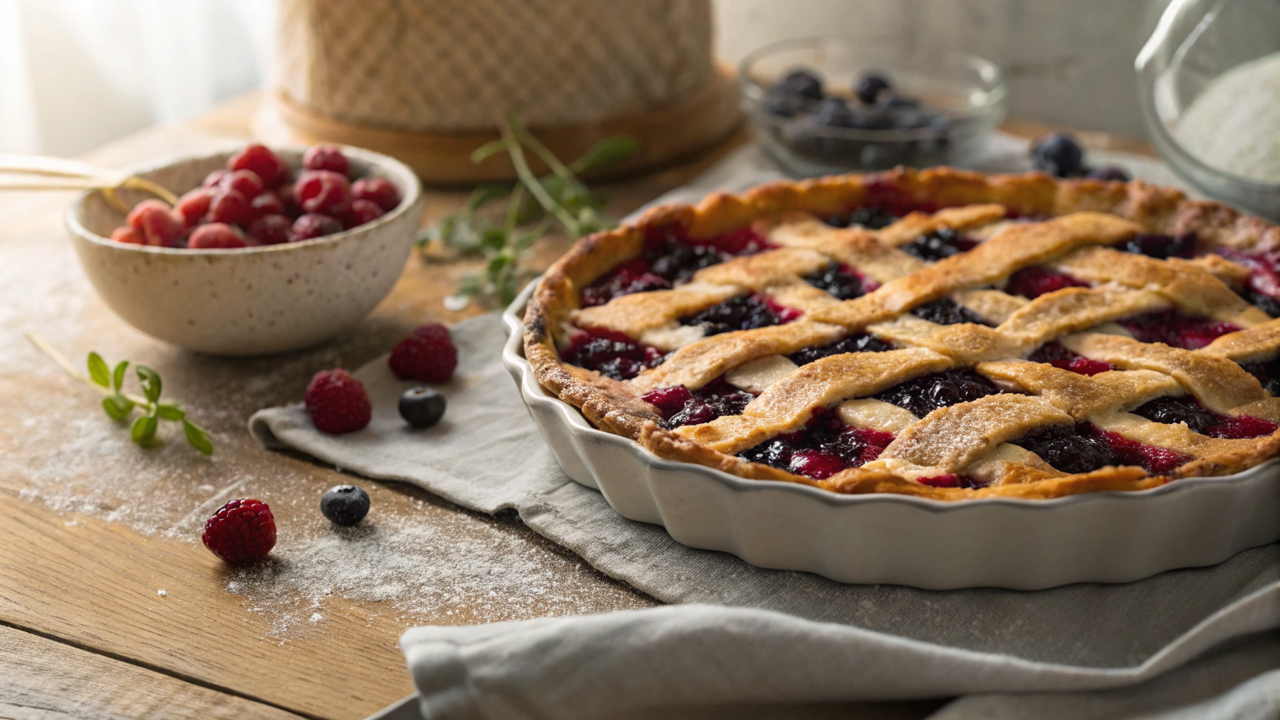 Best Keto Mixed Berry and Almond Mini Pies