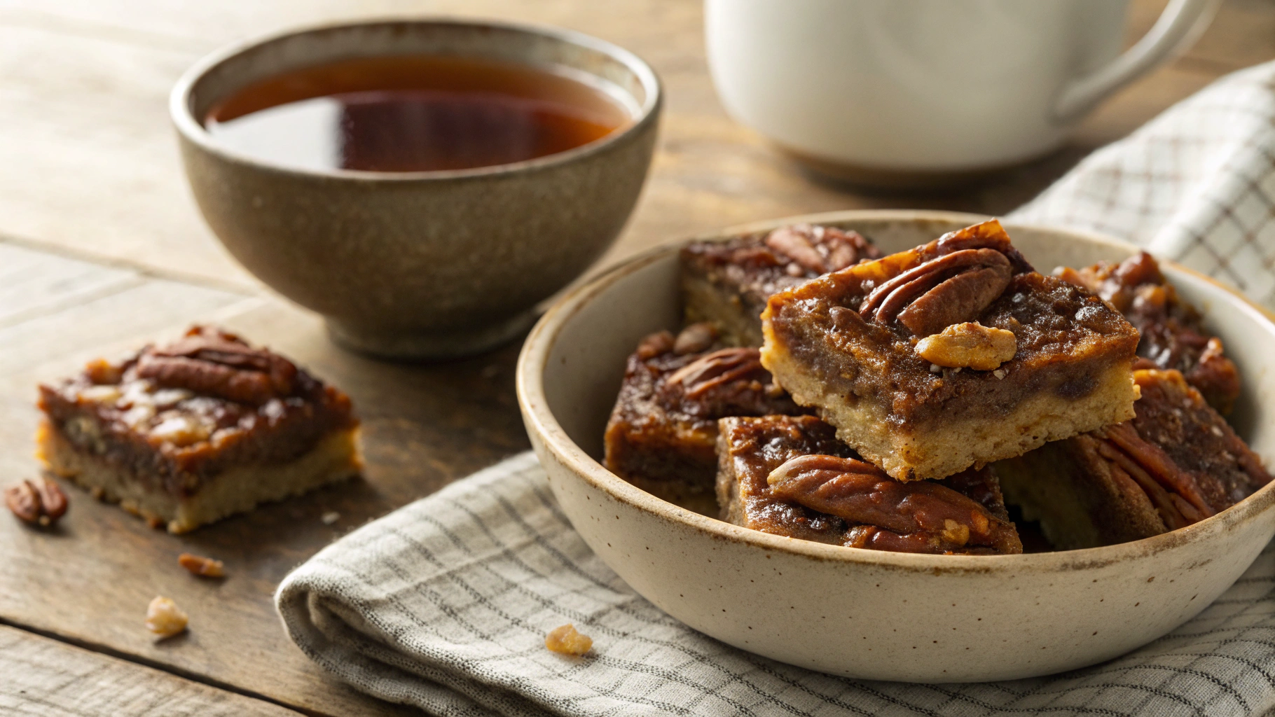 Best Keto Pecan Pie Bars