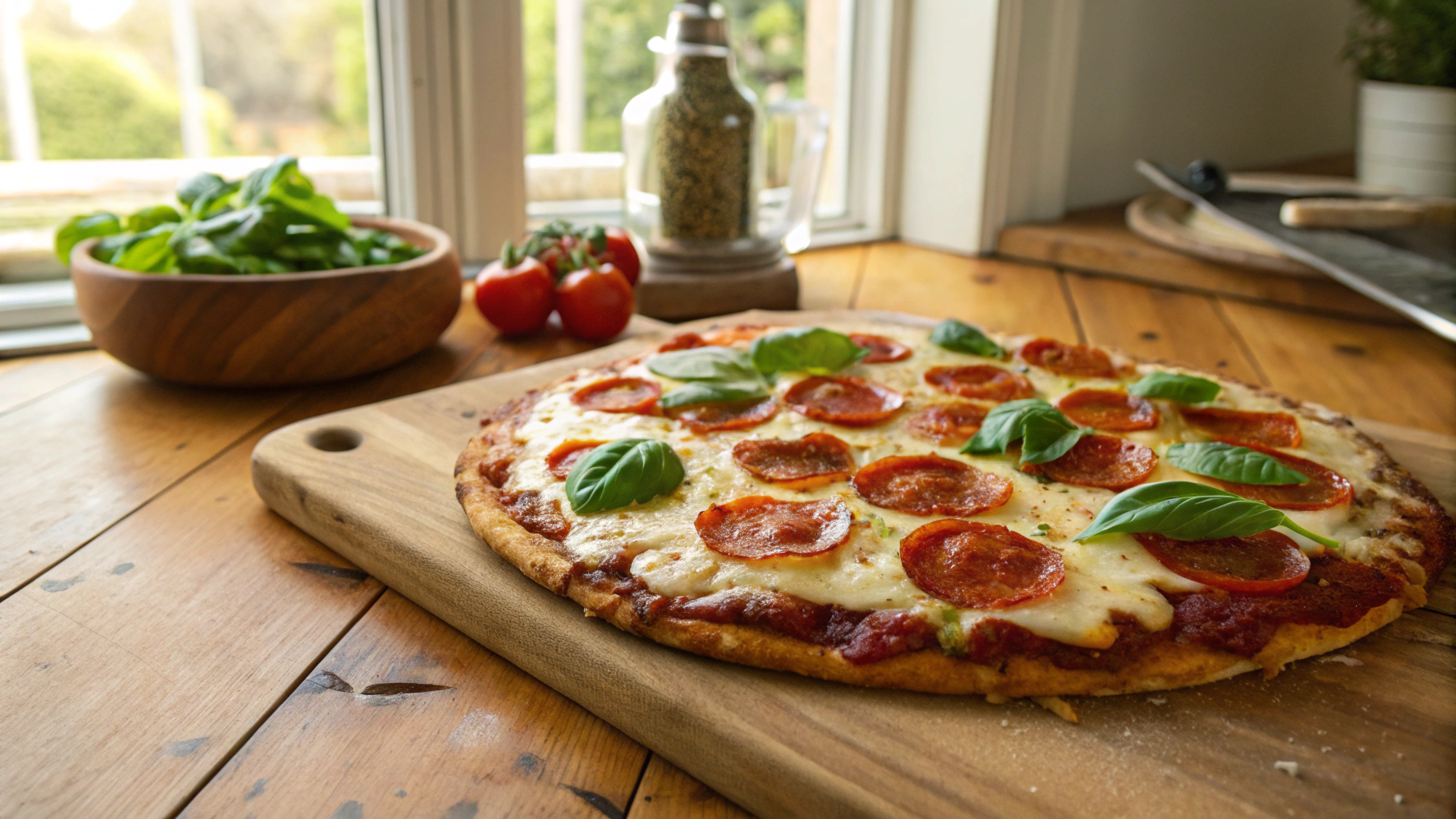 Best Keto Pepperoni Pizza