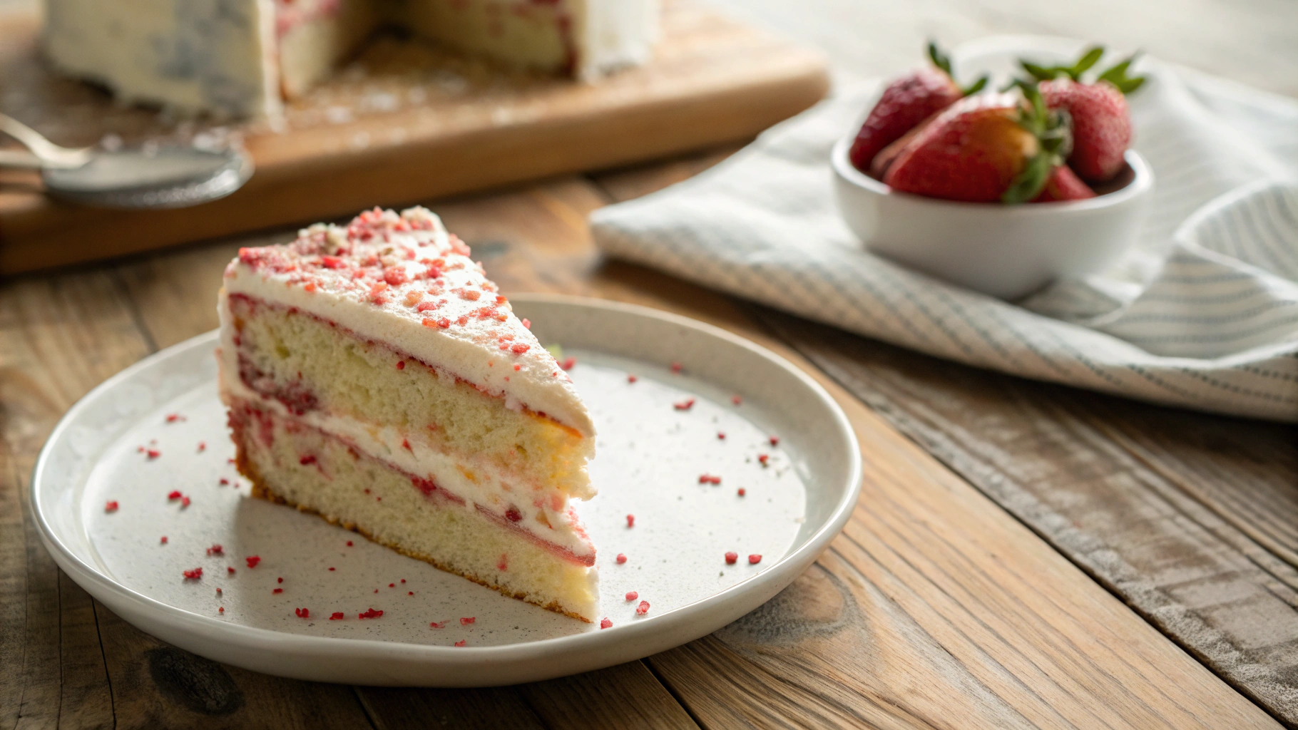 Best Keto Strawberry Cake