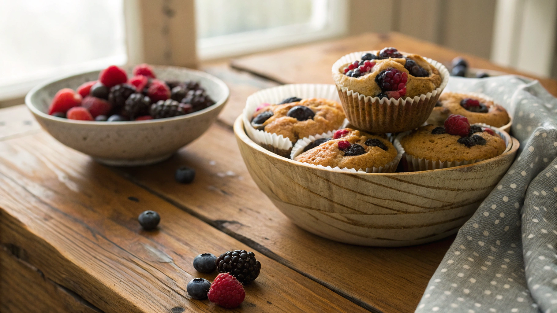 Best Paleo Berry Breakfast Muffins
