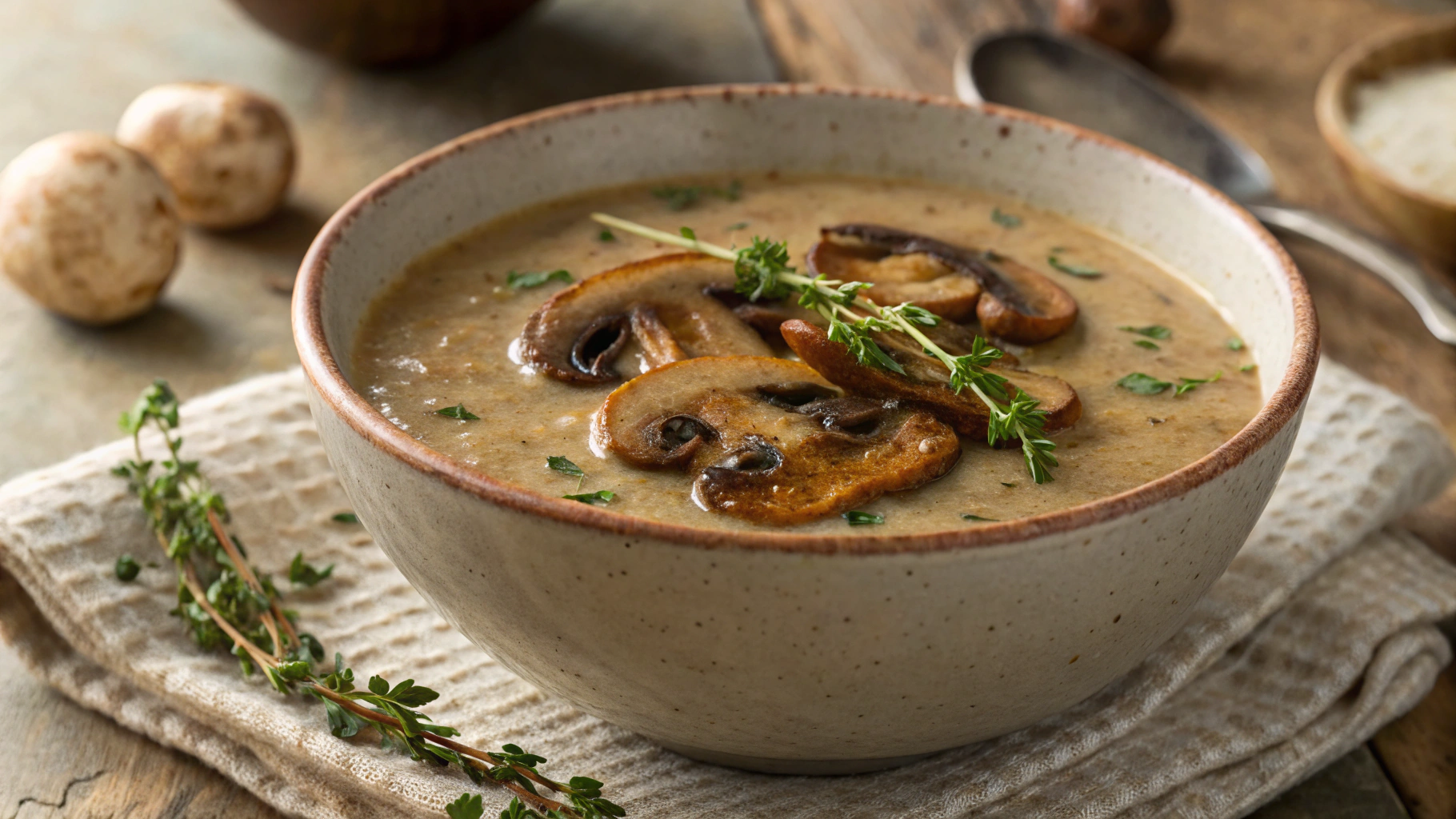 Best Slow Cooker Keto Cream of Mushroom Soup
