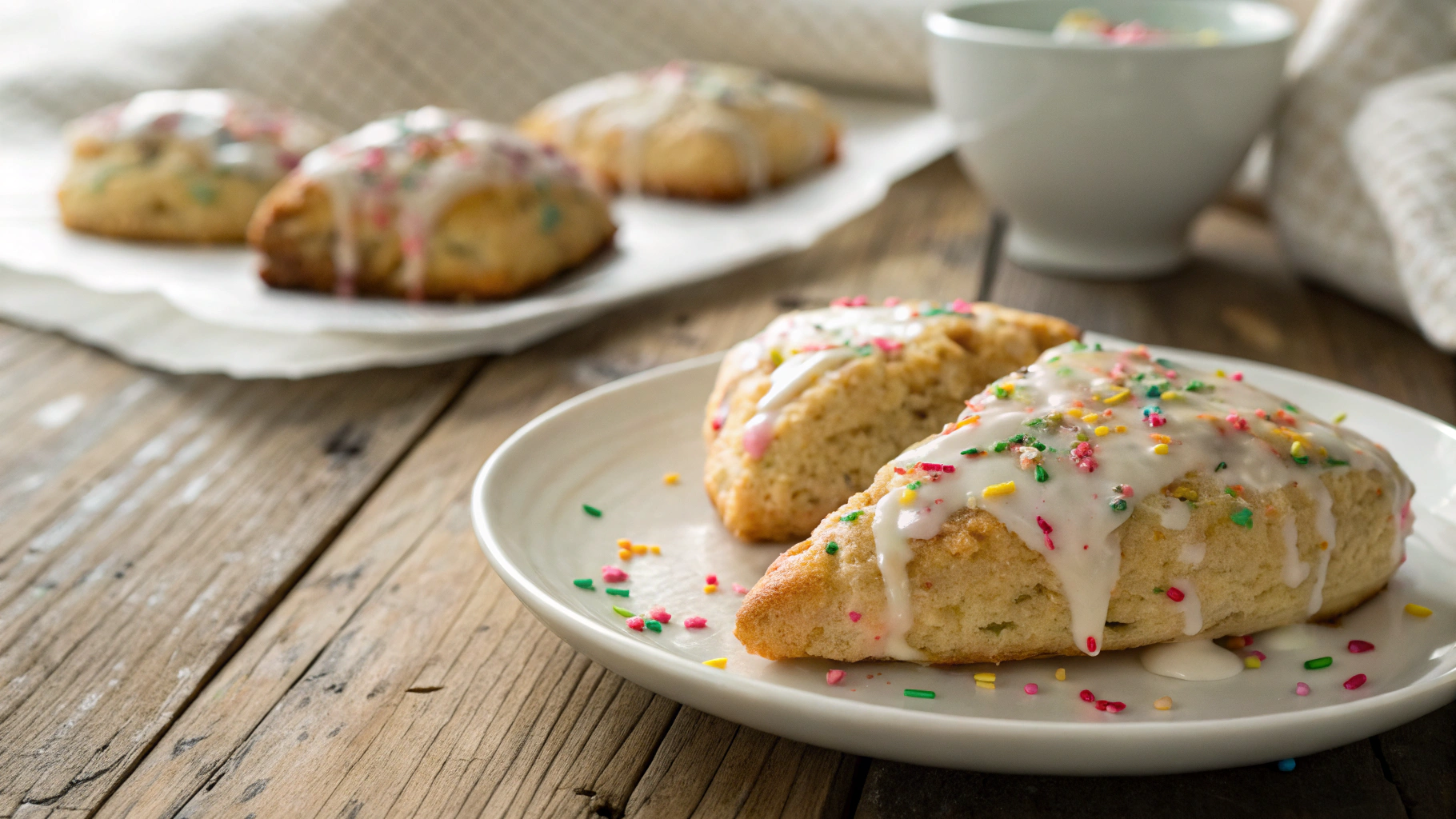 Children’s Tea Party Keto Funfetti Scones