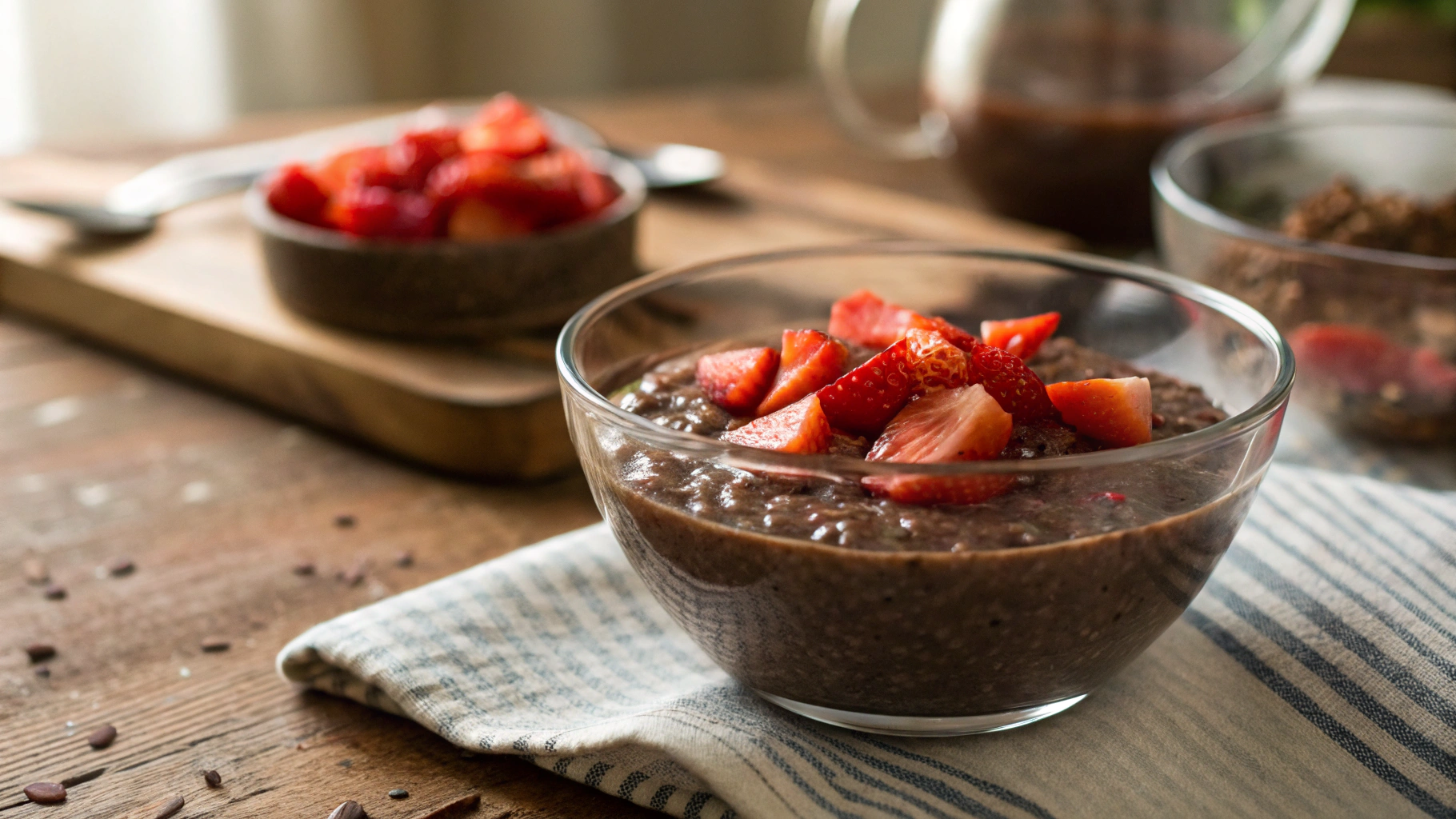 Keto Chocolate Chia Seed Pudding