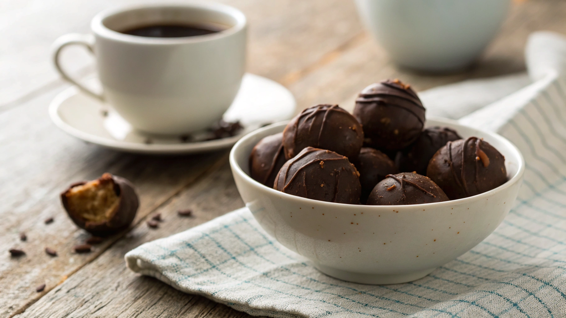 Chocolate Covered Keto Marzipan Bites