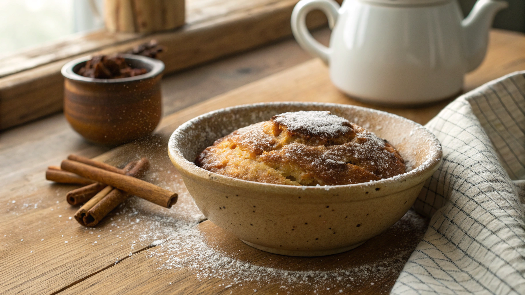 Keto Coffee Cake In A Mug