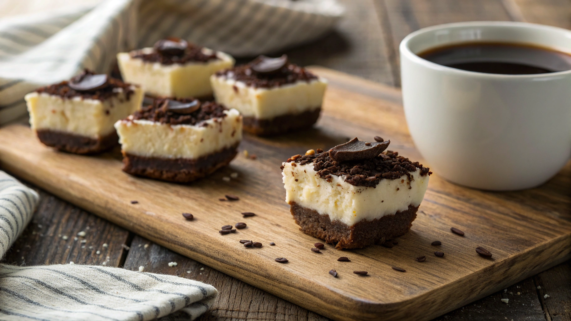 Cookies and Cream Keto Cheesecake Bites