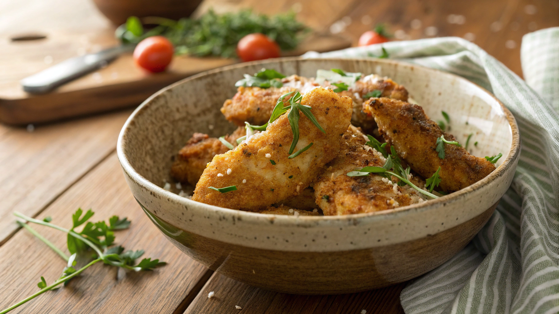 Easy Keto Air Fryer Chicken Strips