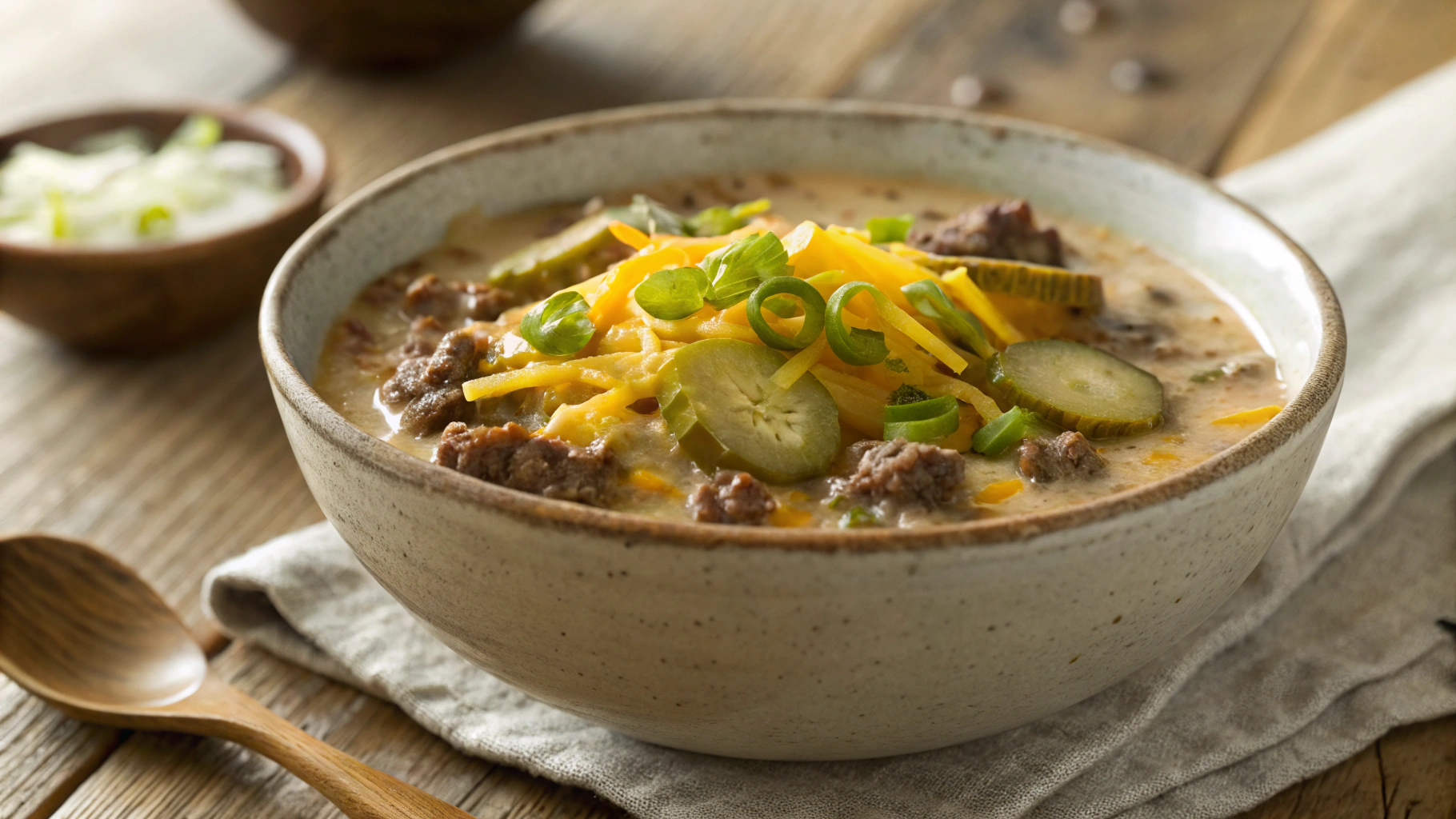 Easy Keto Cheeseburger Soup