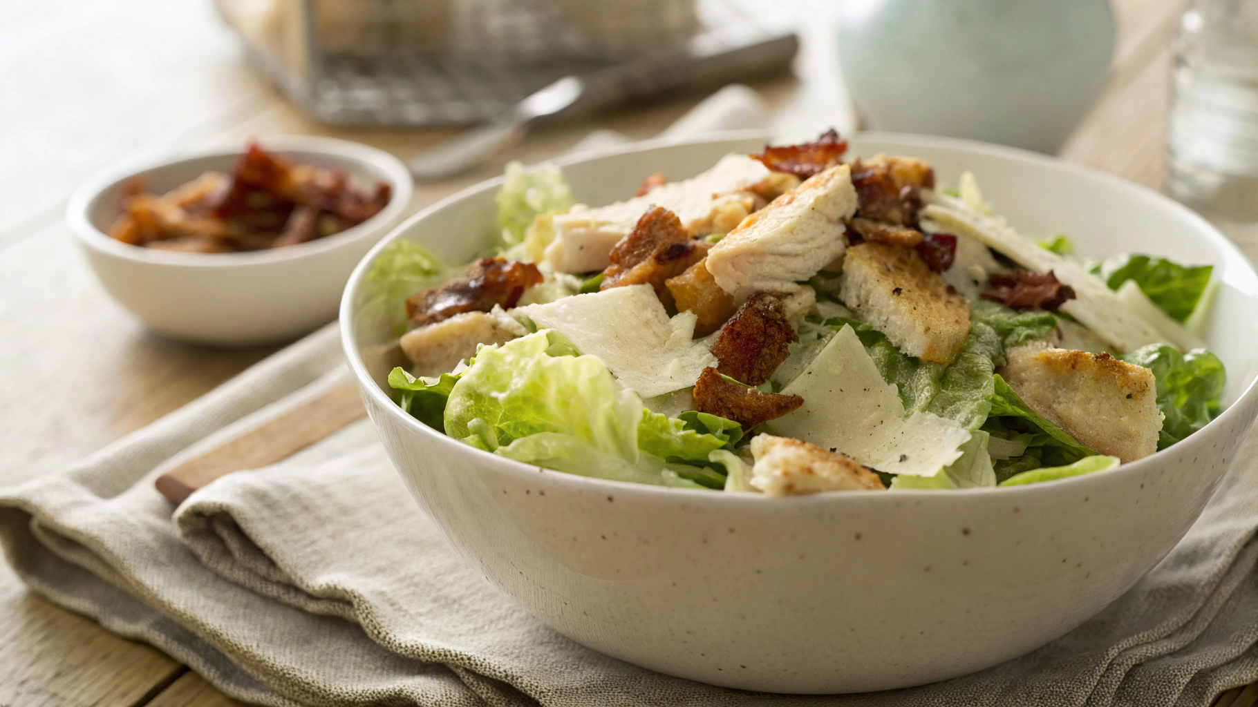 Easy Low FODMAP Chicken Caesar Salad