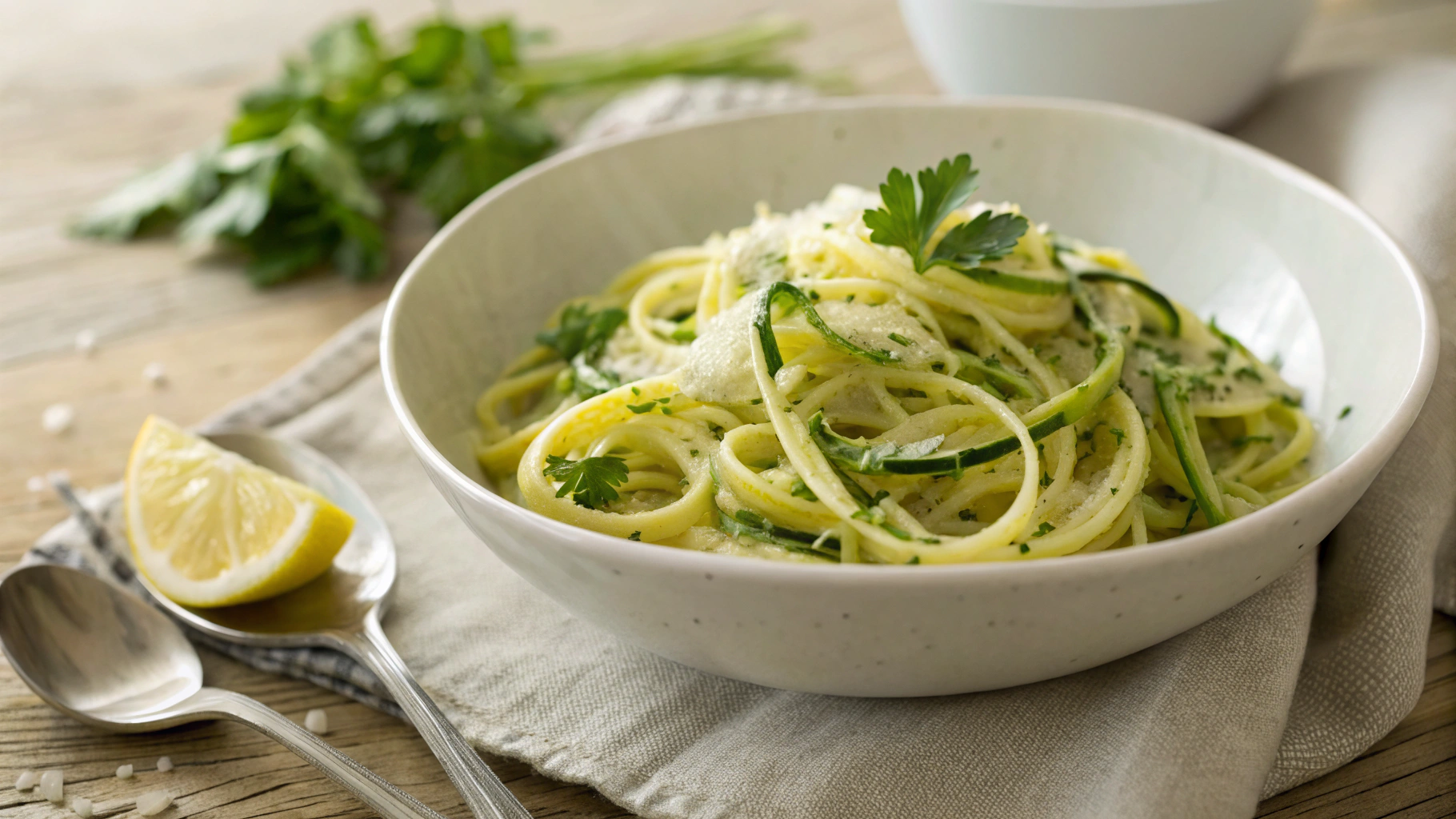 Easy Low FODMAP Keto Creamy Pasta Al Limone