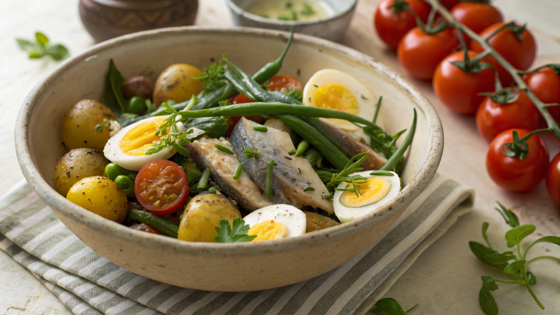 Easy Low FODMAP Mackerel Niçoise Salad