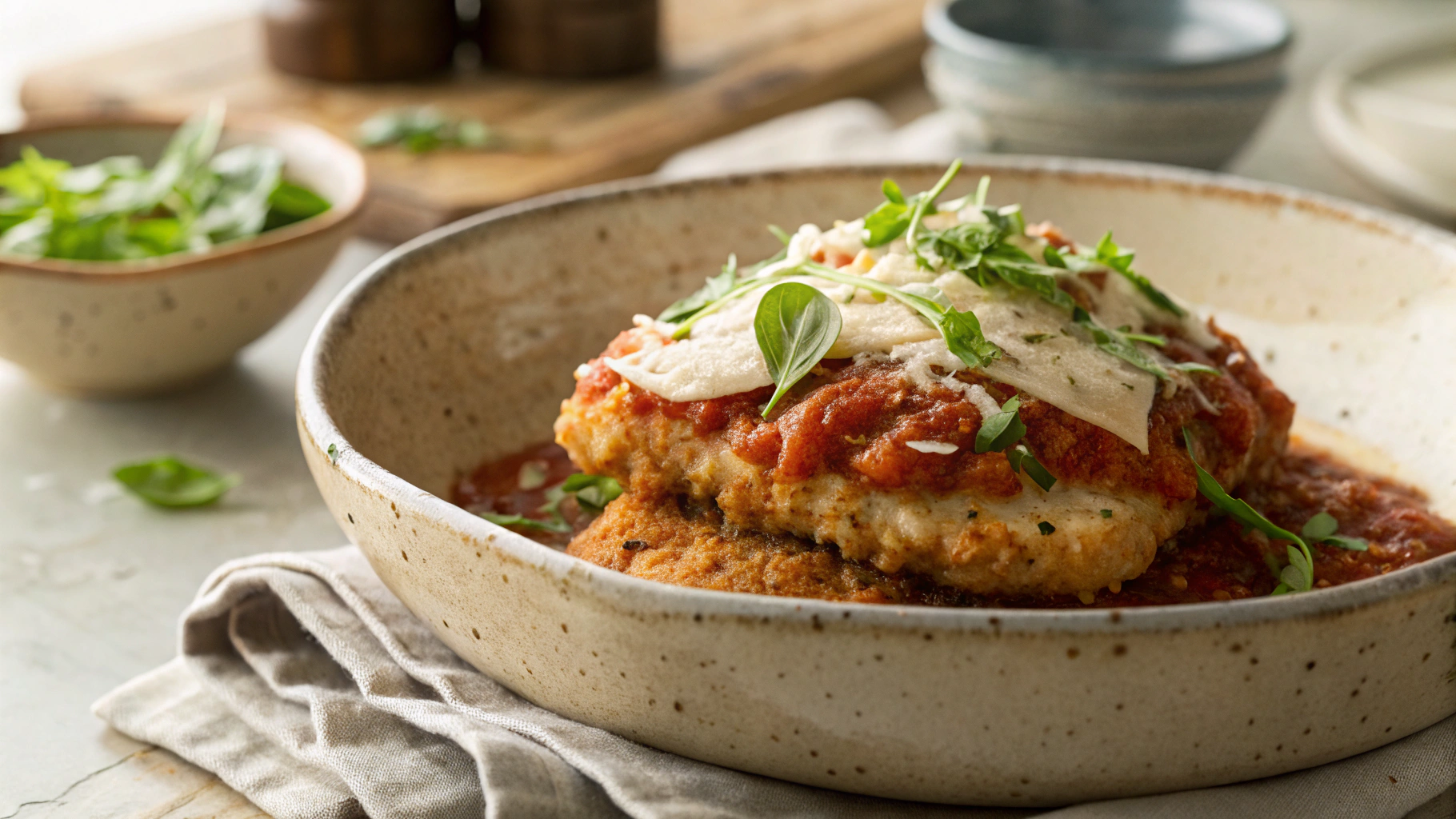 Healthy Whole Food Chicken Parmesan