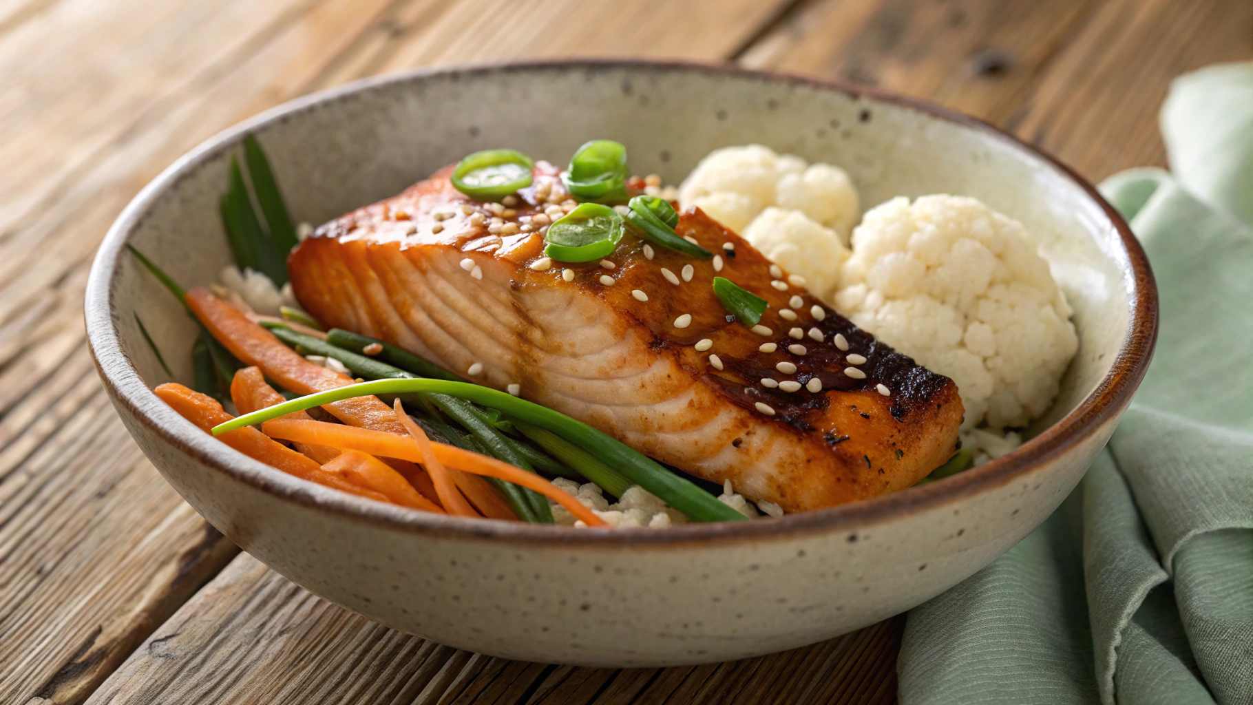 Healthy Whole Food Teriyaki Salmon
