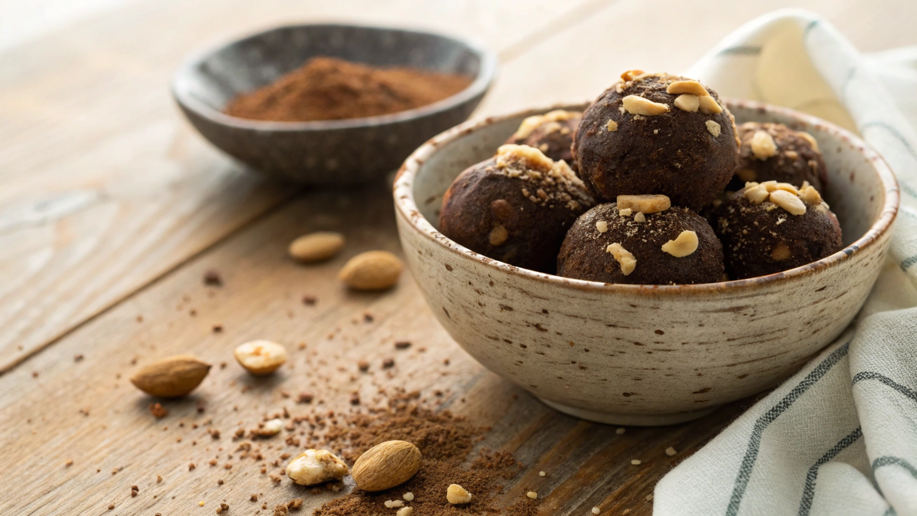 High Protein Chocolate Peanut Butter Keto Balls