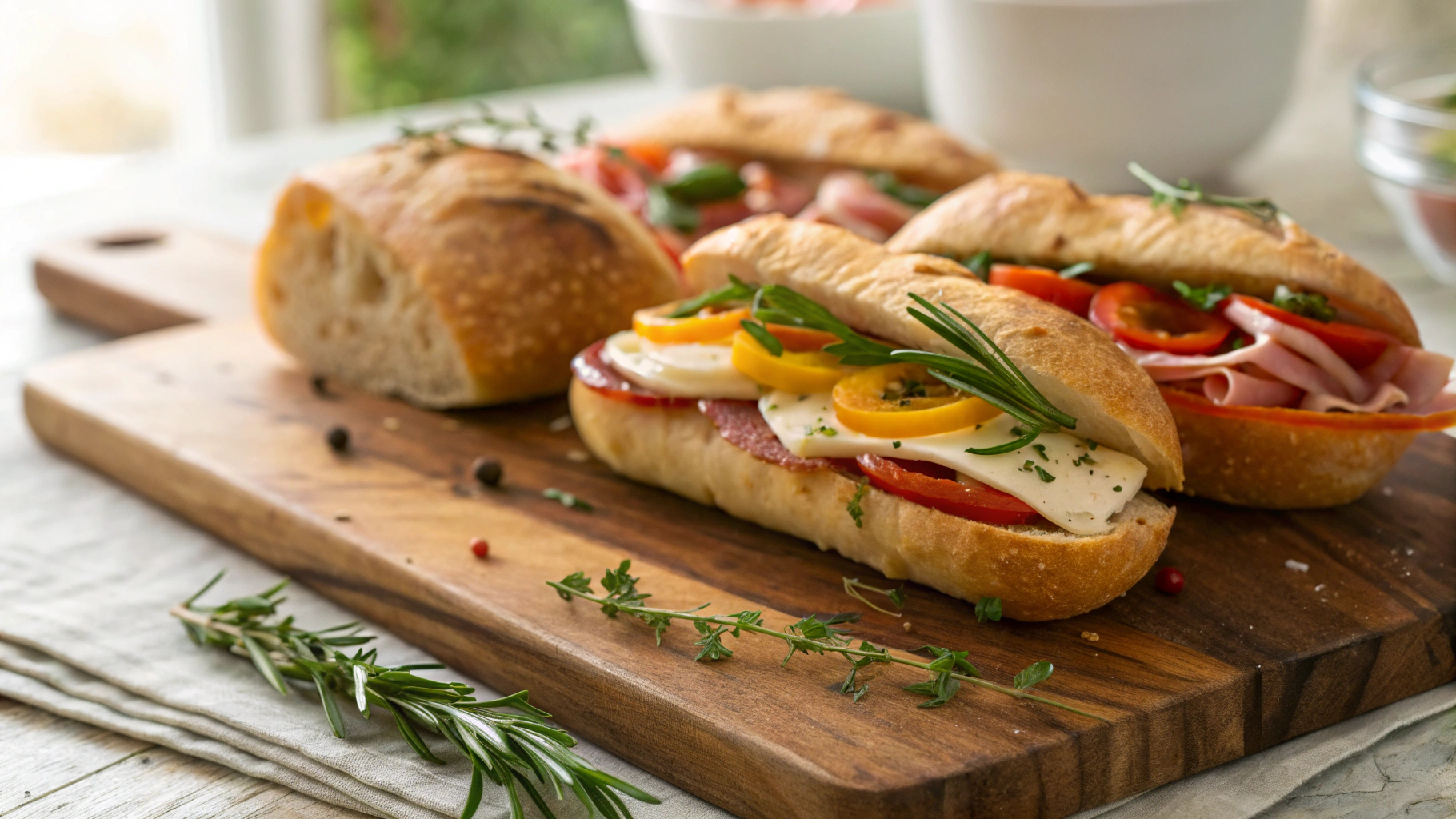 High Protein Keto Italian Sub Rolls