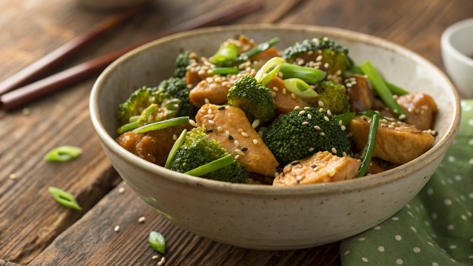 Keto 20 Minute Ground Chicken and Broccoli Meal Prep