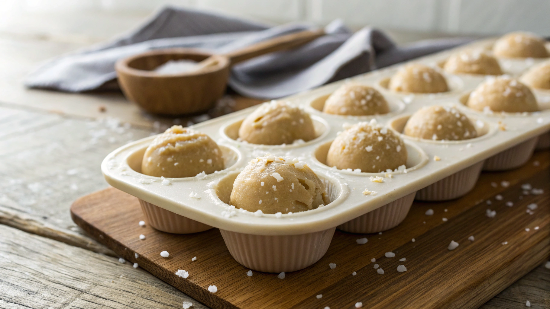 Keto 4 Ingredient Vegan Peanut Butter Mousse Fat Bombs