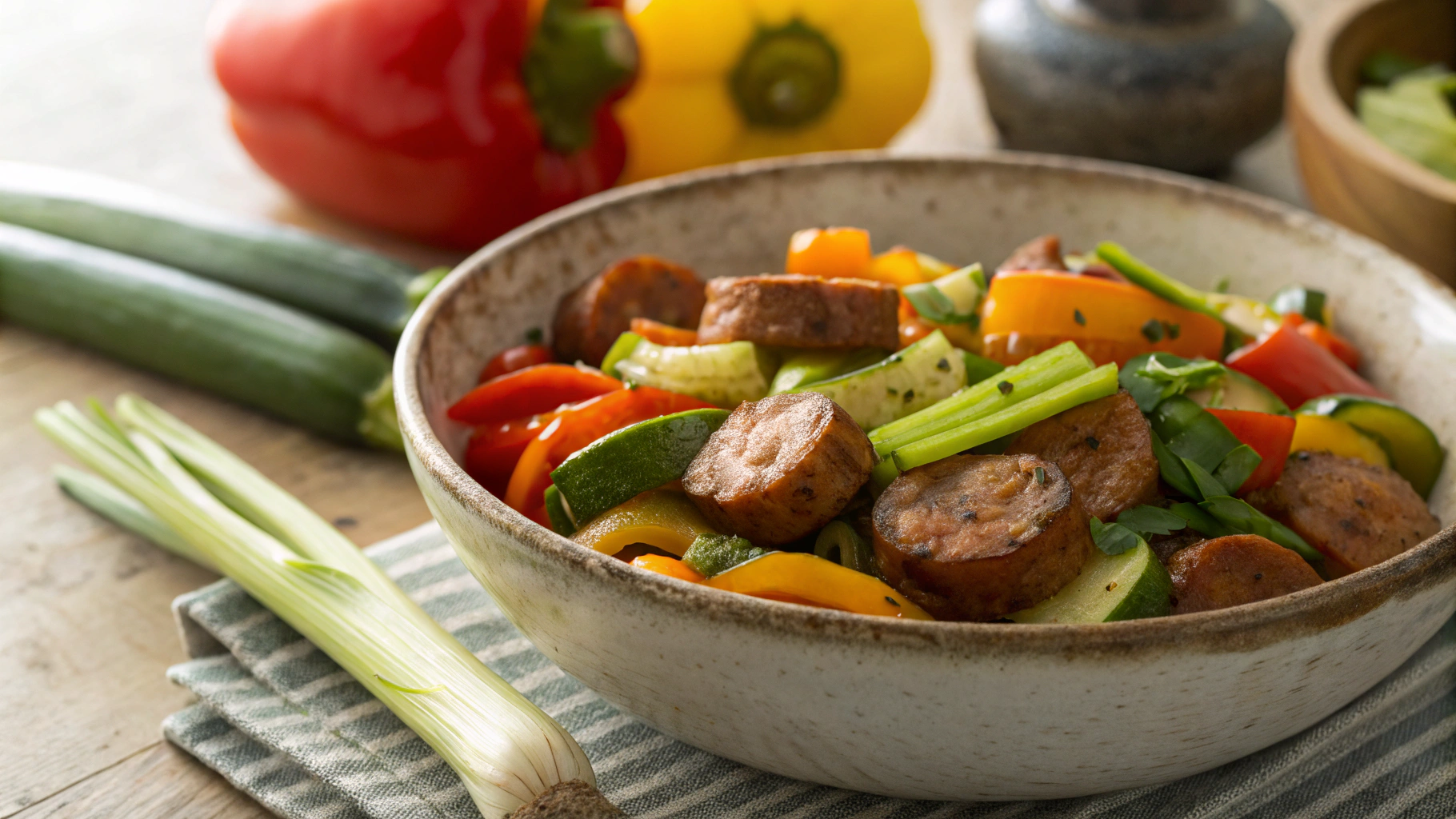 Keto 5 Ingredient Andouille Hash