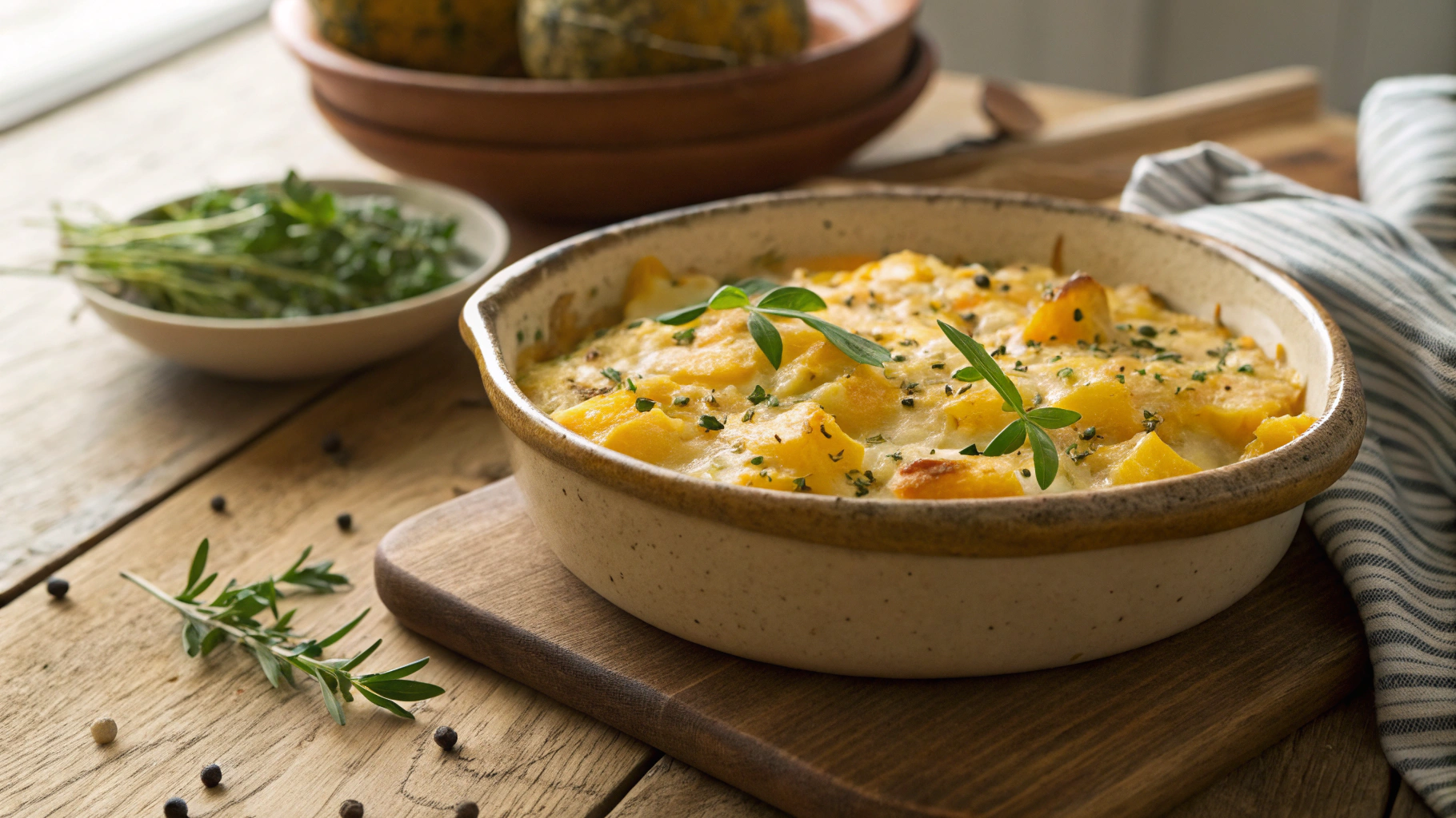 Keto 5 Ingredient Cheesy Squash Casserole