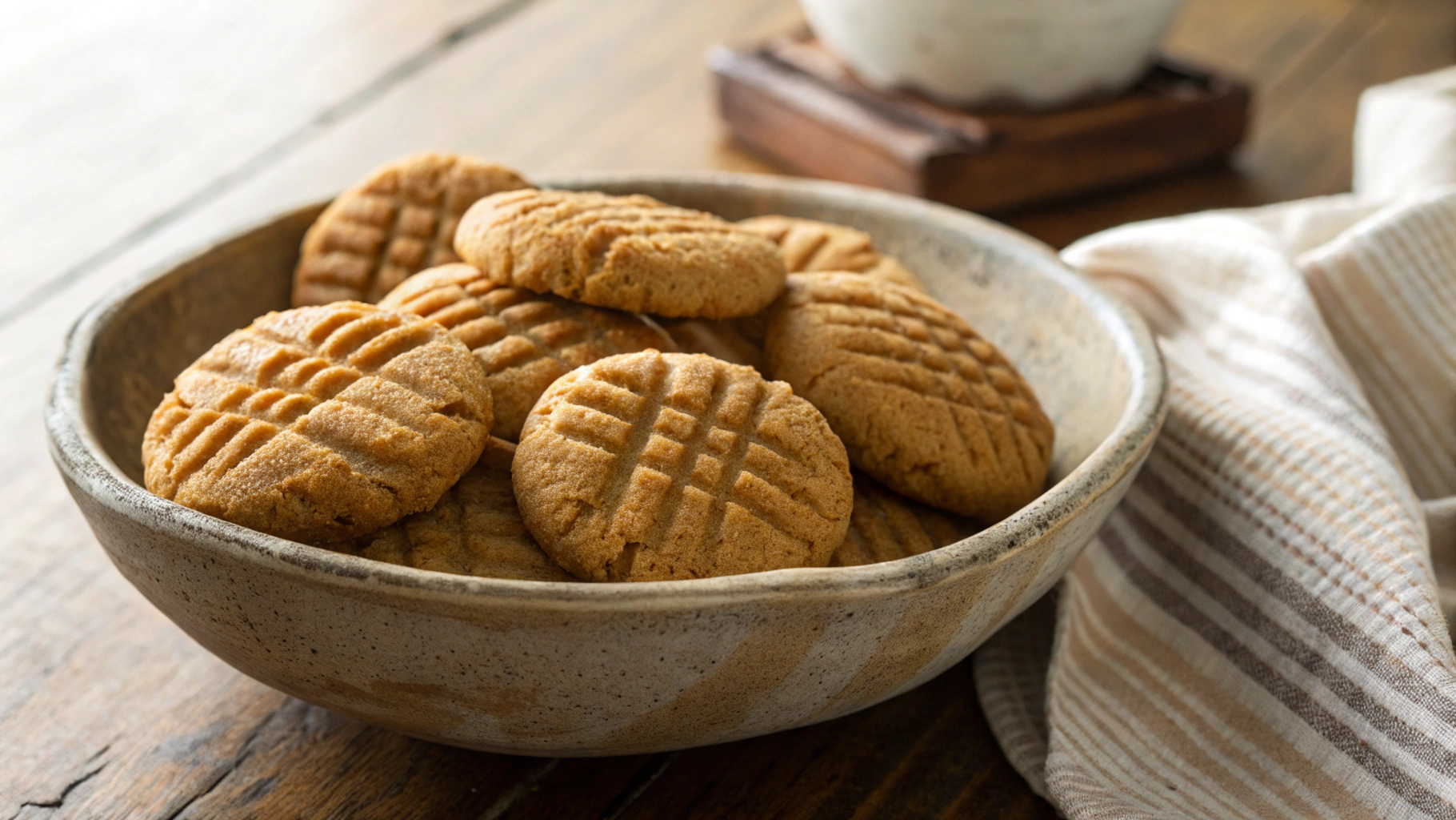 Keto 5 Ingredient Peanut Butter Cookies