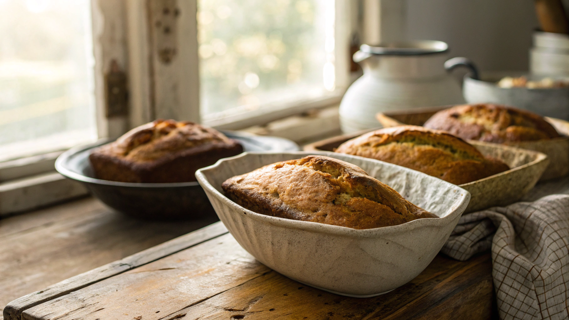 Keto Air Fryer Banana Bread Mini Loaves