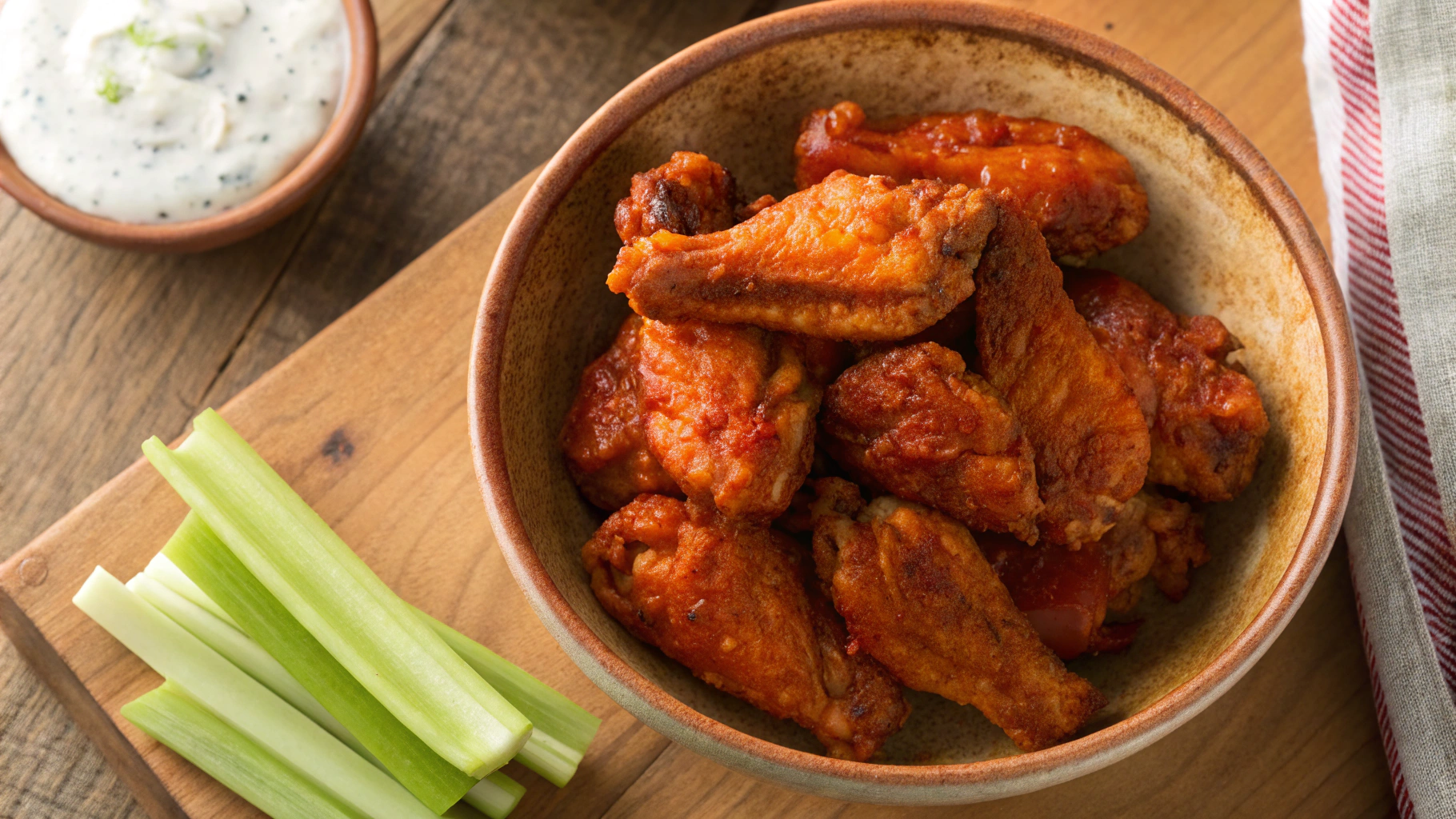 Keto Air Fryer Buffalo Chicken Wings