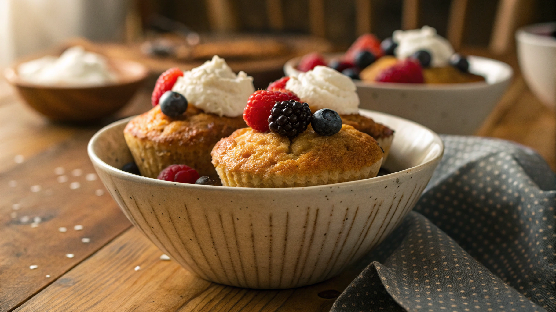 Keto Air Fryer Coconut Pound Cake Muffins