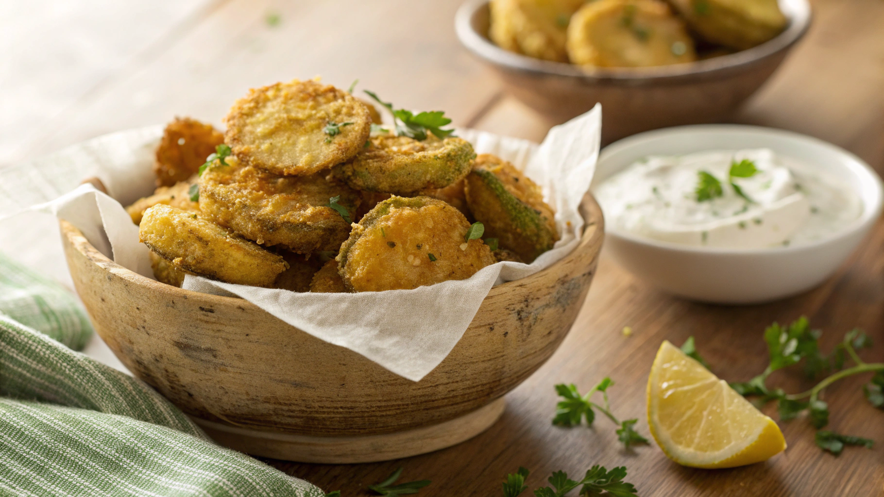 Keto Air Fryer Crispy Parmesan Fried Pickles