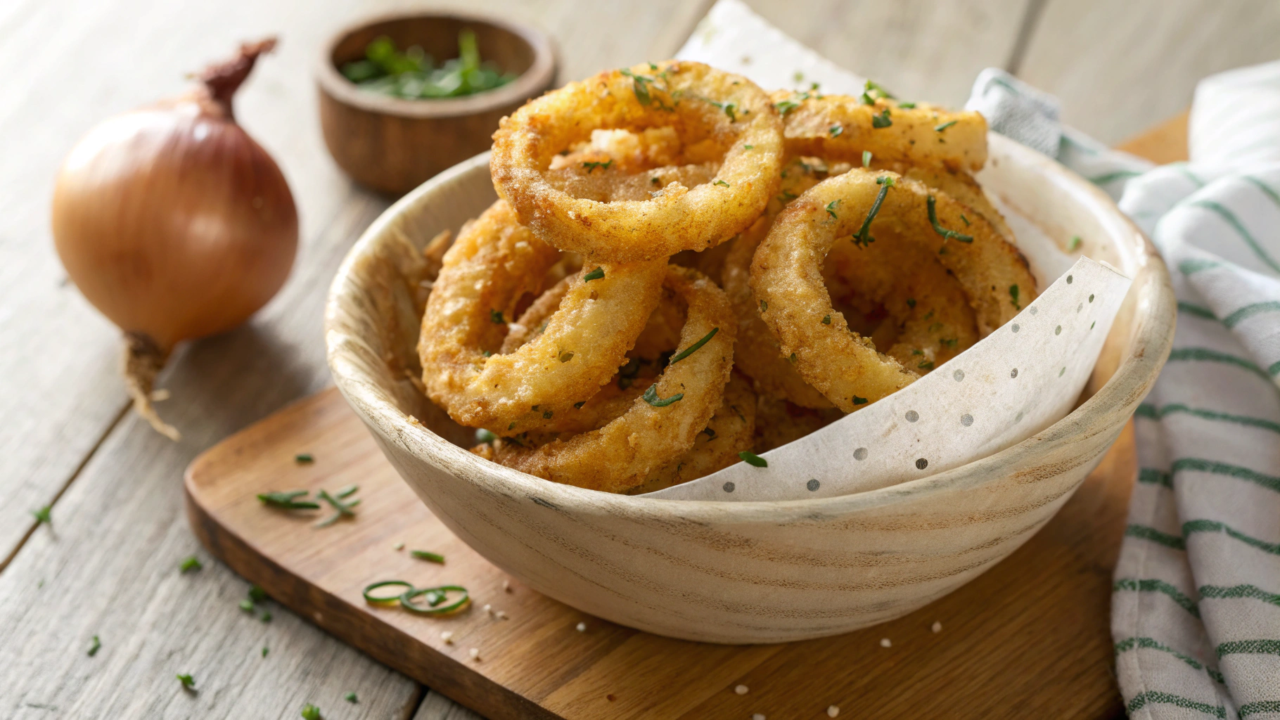 Keto Air Fryer Onion Rings