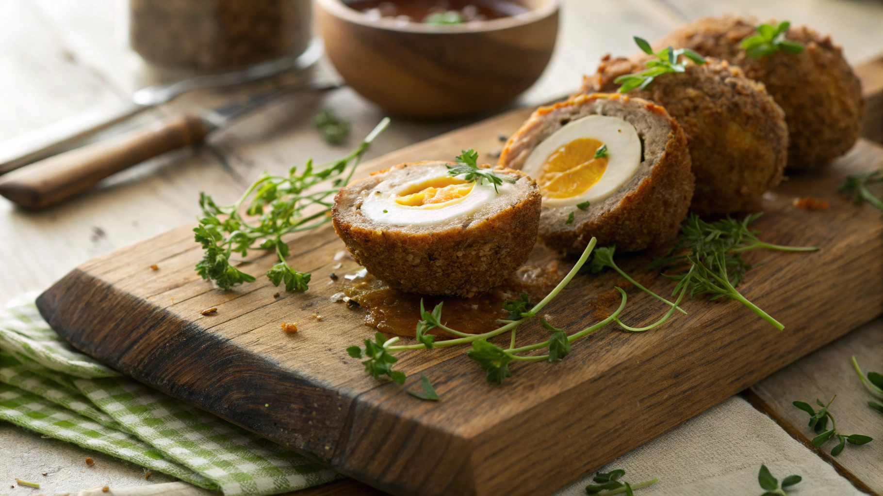 Keto Air Fryer Scotch Eggs