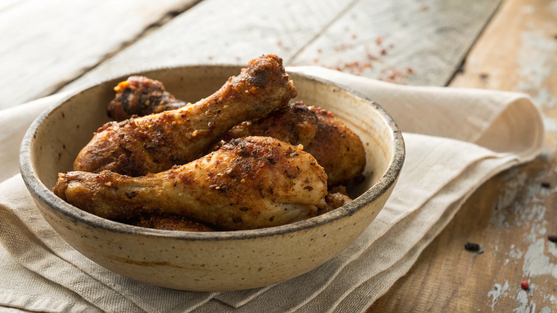 Keto Air Fryer Spicy Chicken Drumsticks