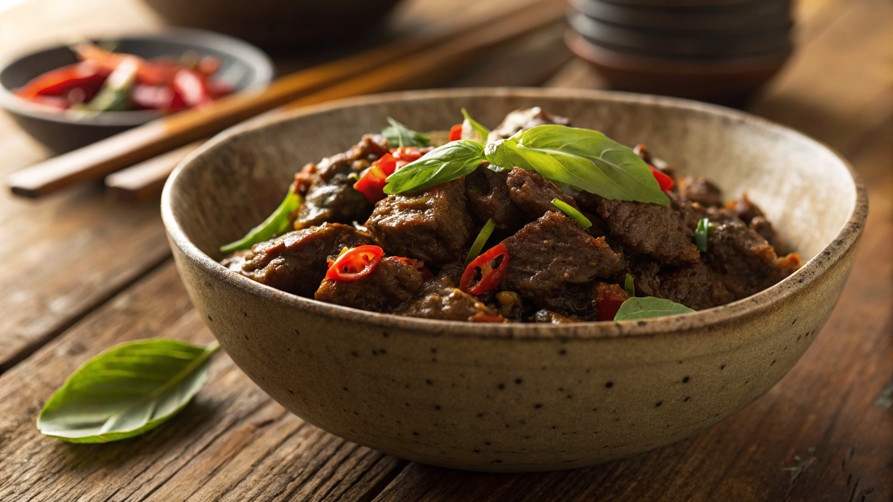 Keto Air Fryer Thai Basil Beef